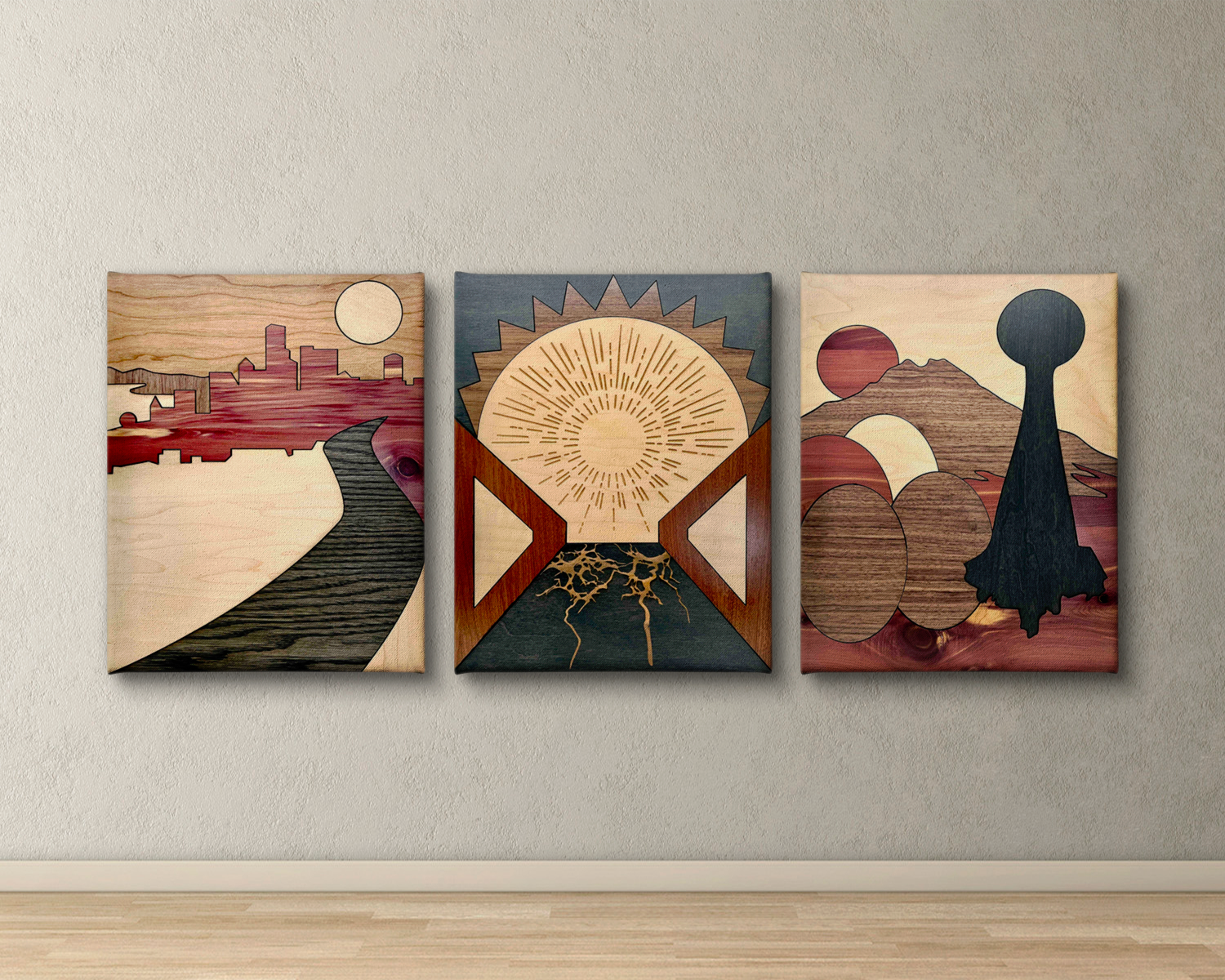 Seattle City Triptych