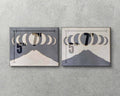 Moon Over Mountains Celestial Counterpart Diptych