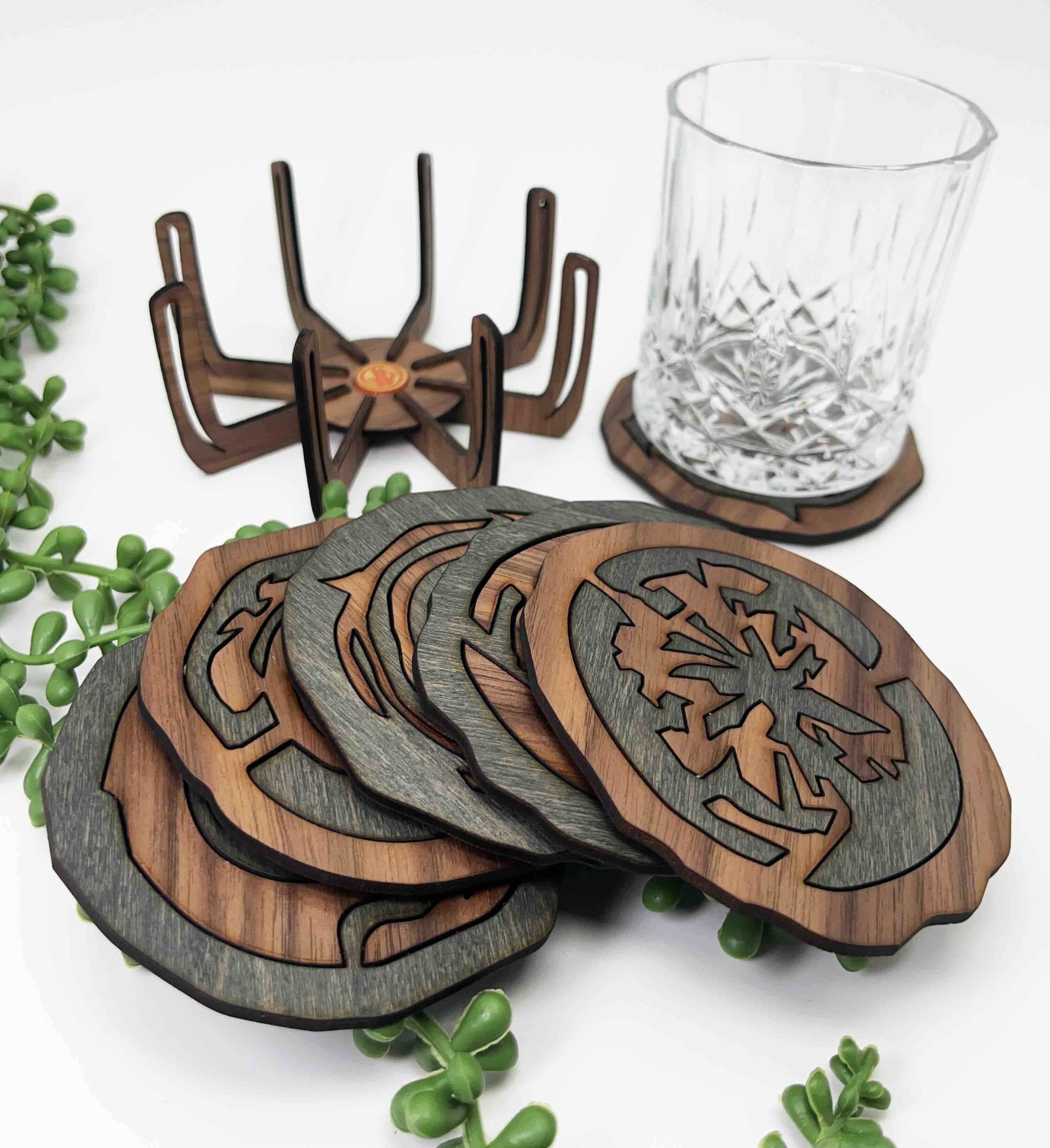 Sculptural Trivet Set
