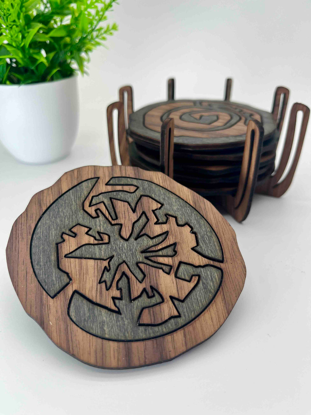 Sculptural Trivet Set