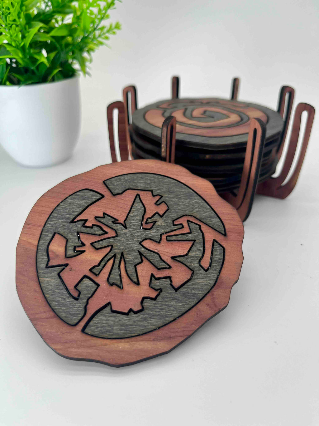 Sculptural Trivet Set
