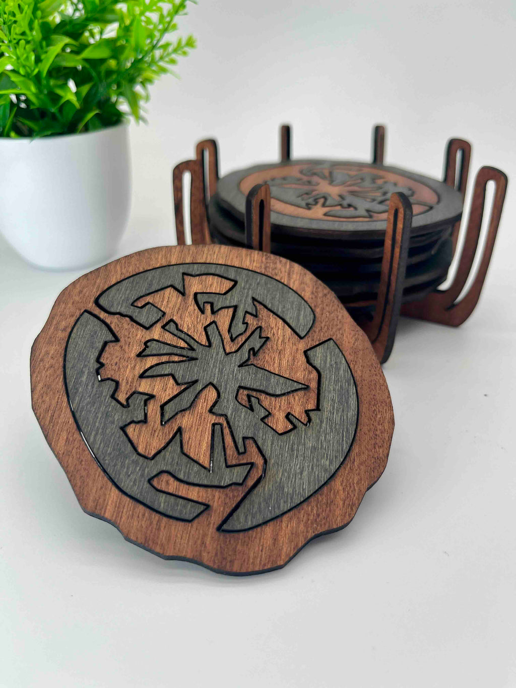 Sculptural Trivet Set