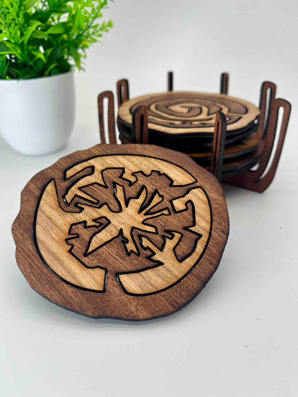 Sculptural Trivet Set