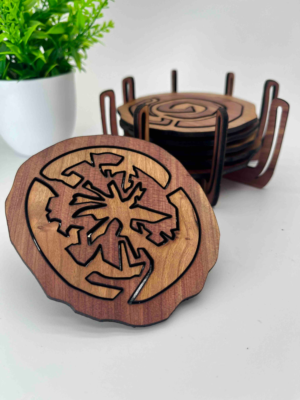 Sculptural Trivet Set