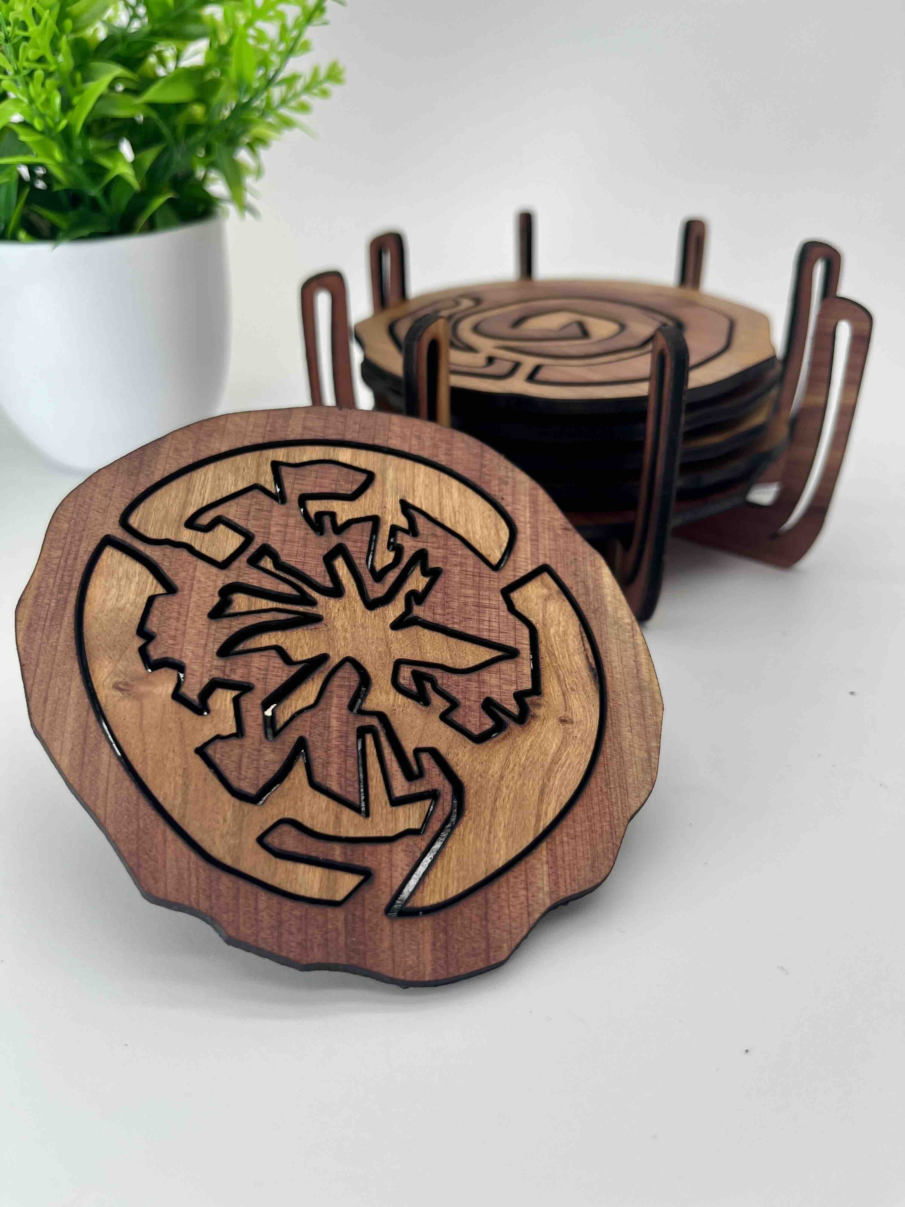 Sculptural Trivet Set