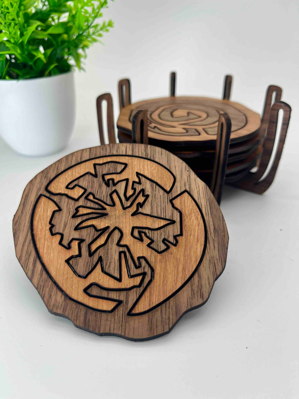 Sculptural Trivet Set