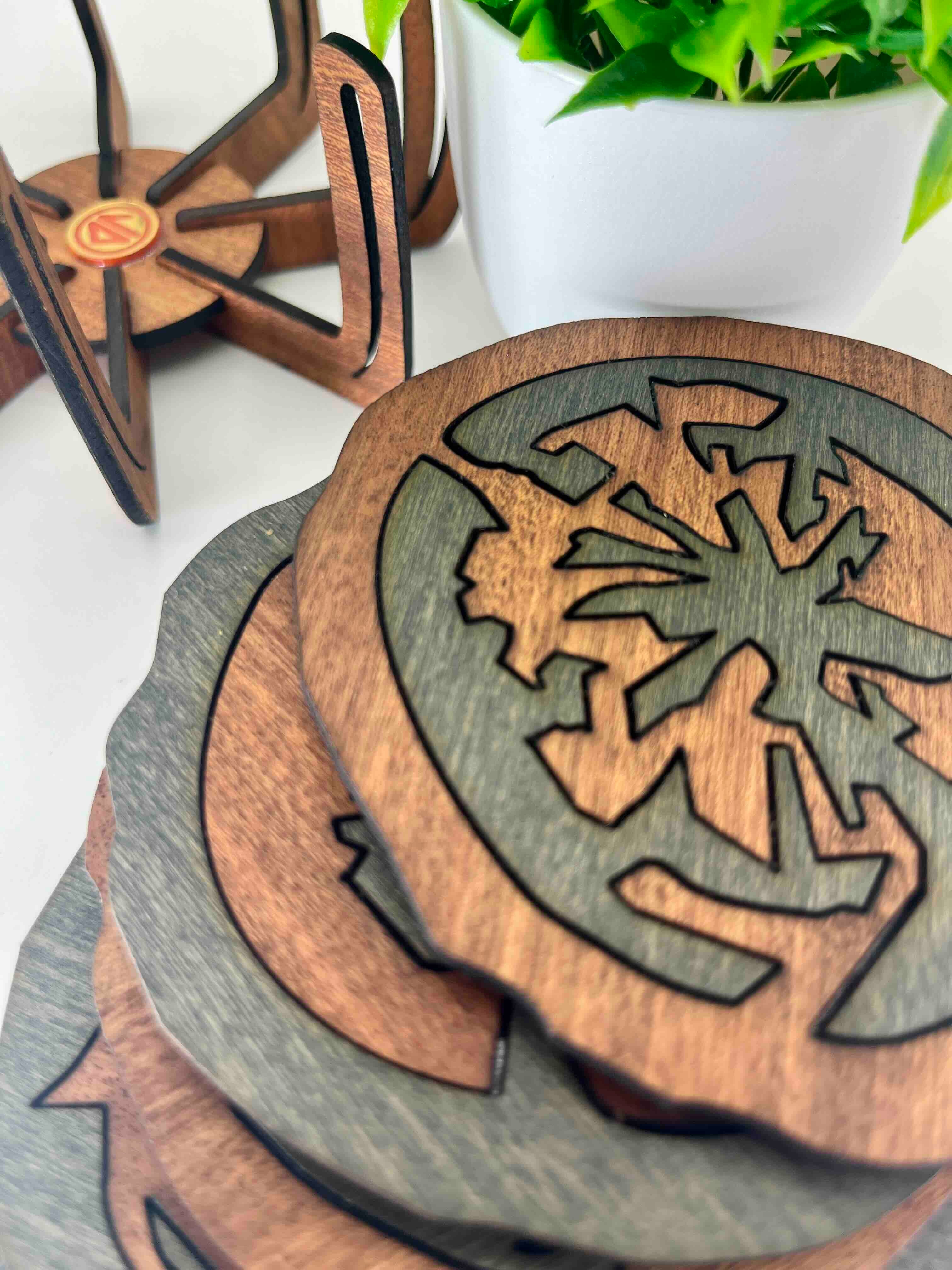 Sculptural Trivet Set