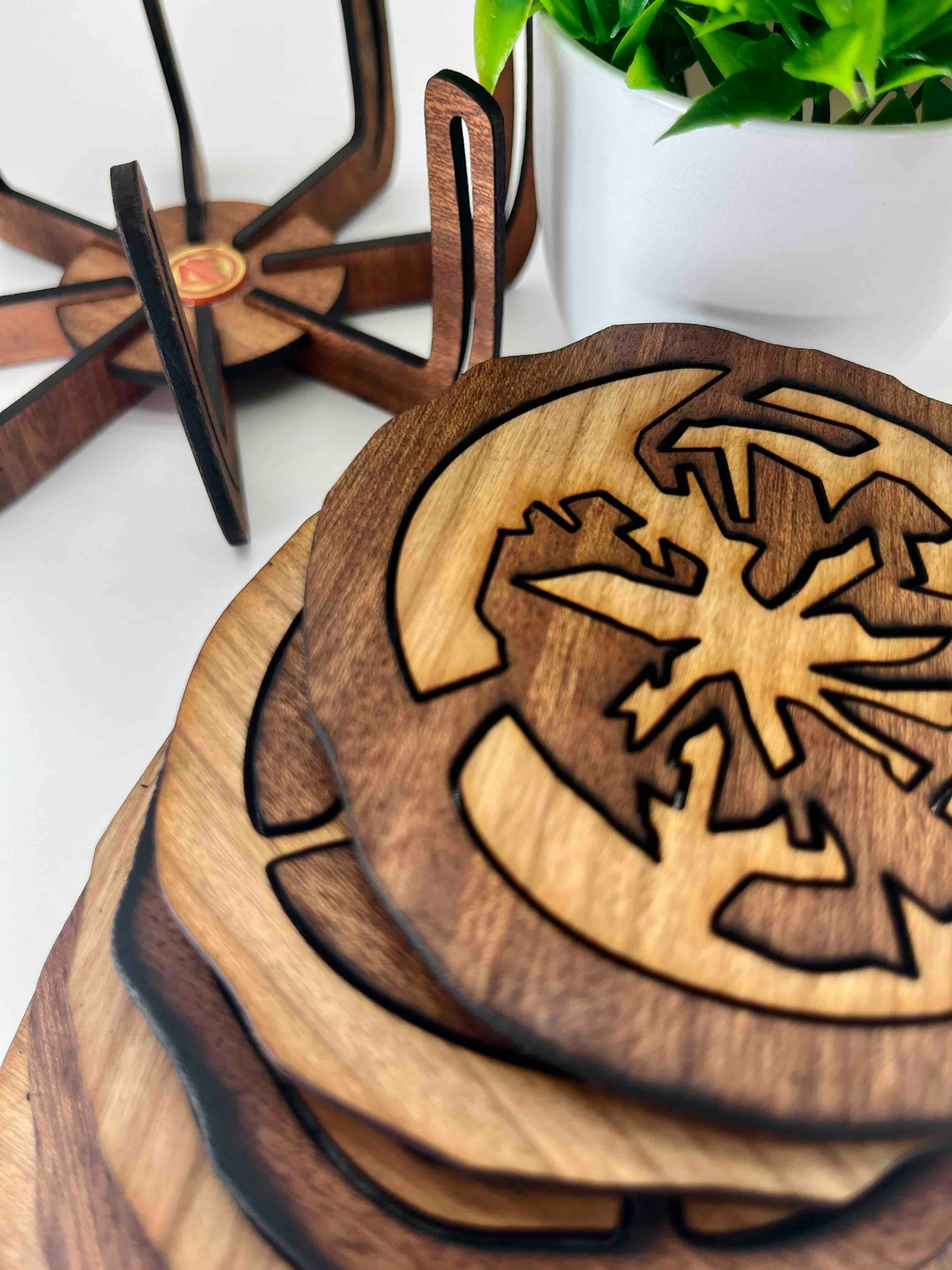Sculptural Trivet Set