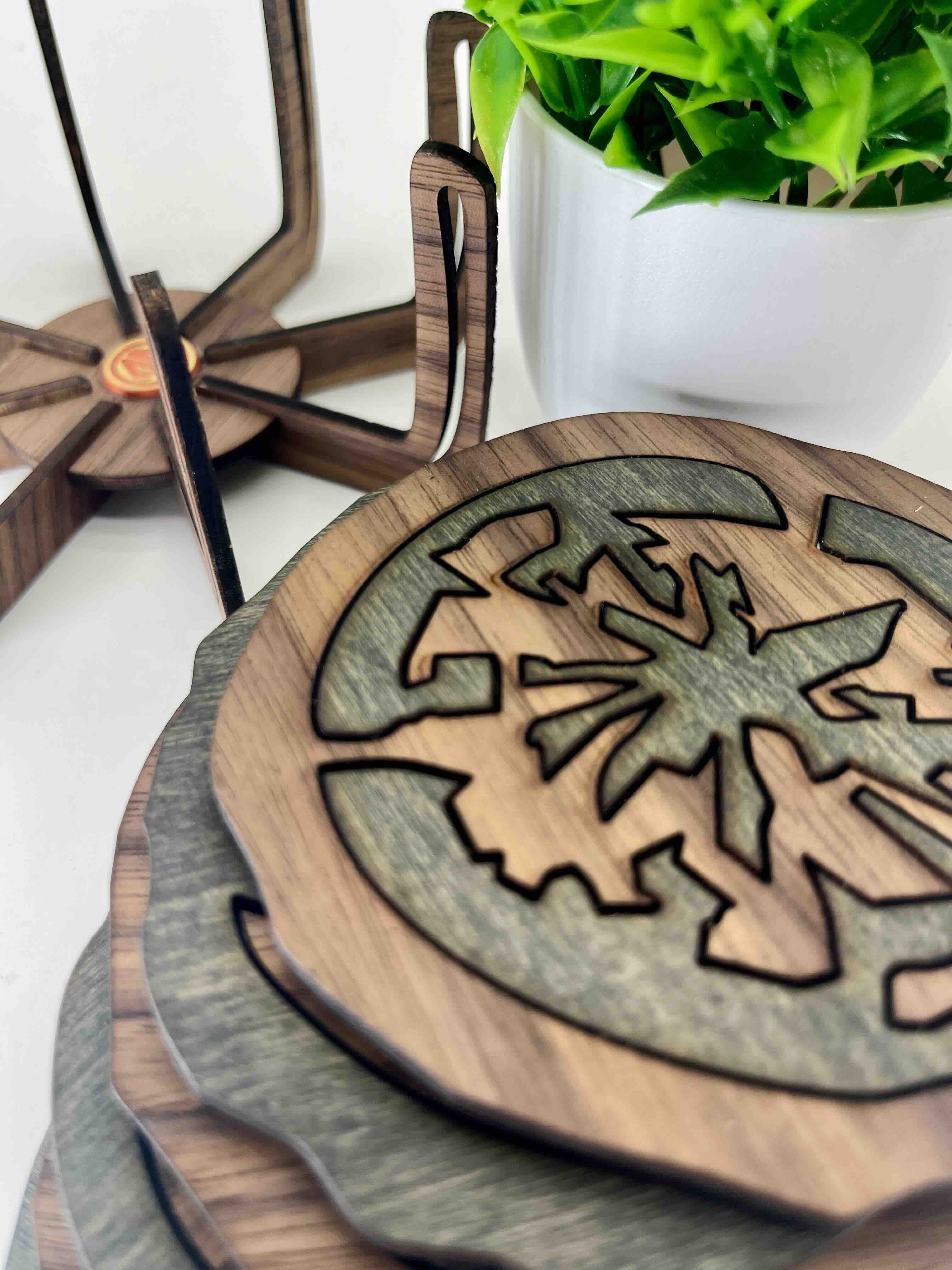 Sculptural Trivet Set