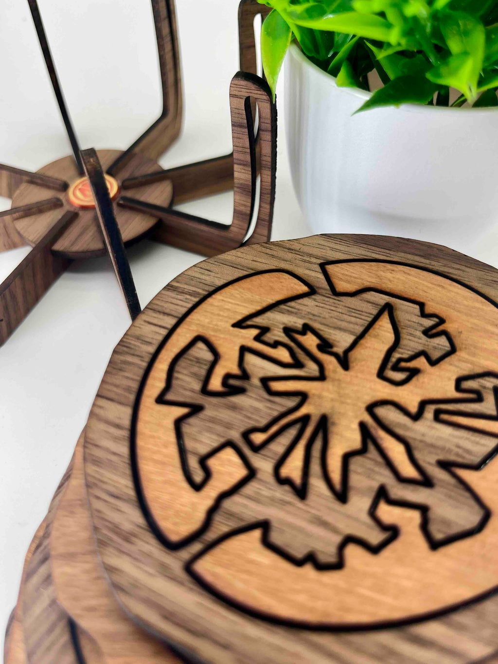 Sculptural Trivet Set