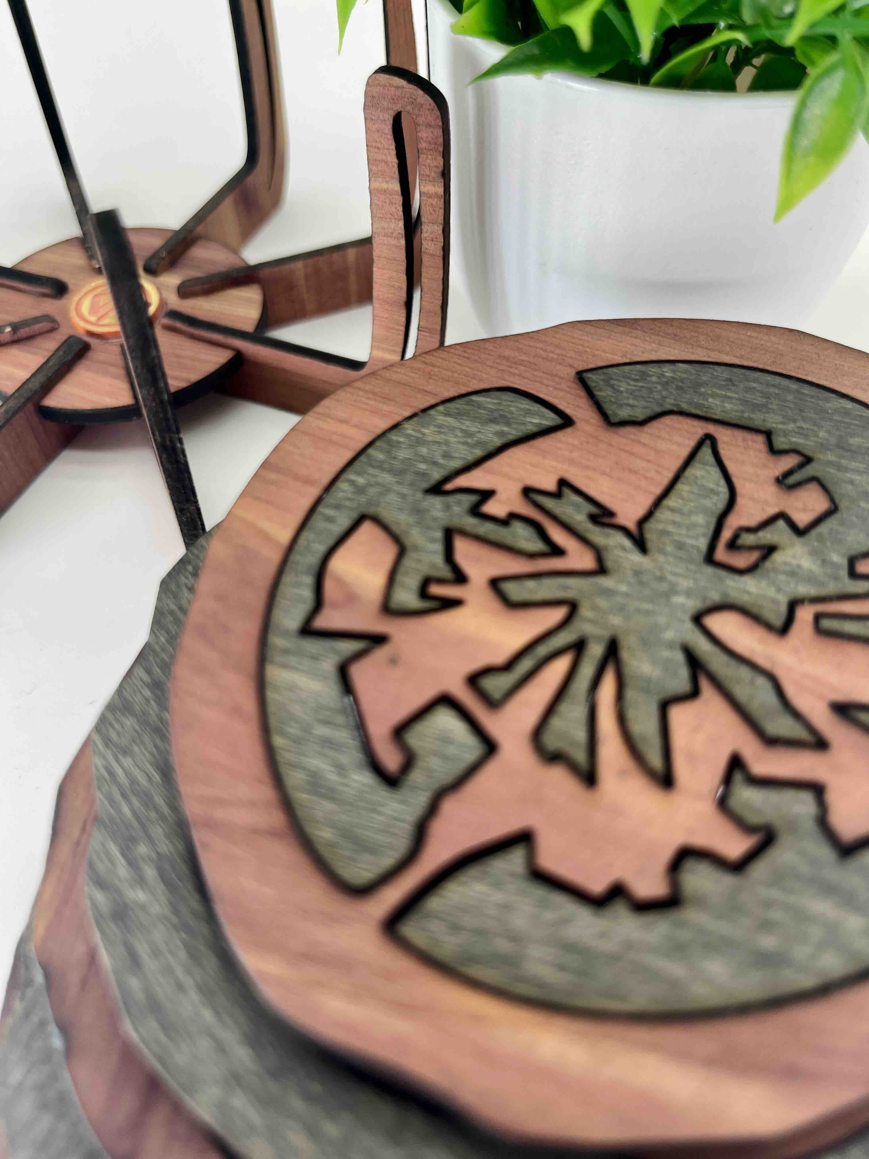 Sculptural Trivet Set