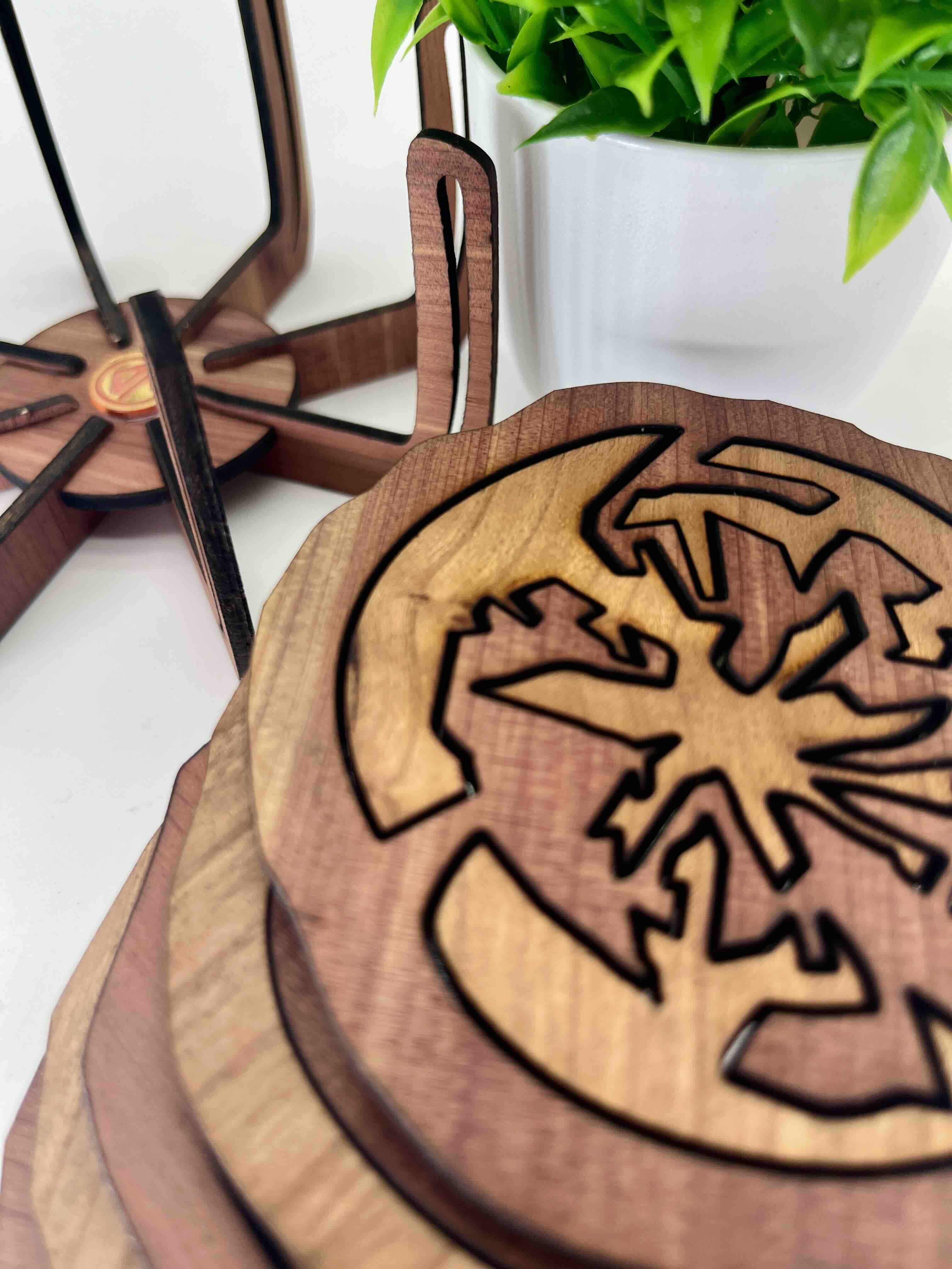 Sculptural Trivet Set