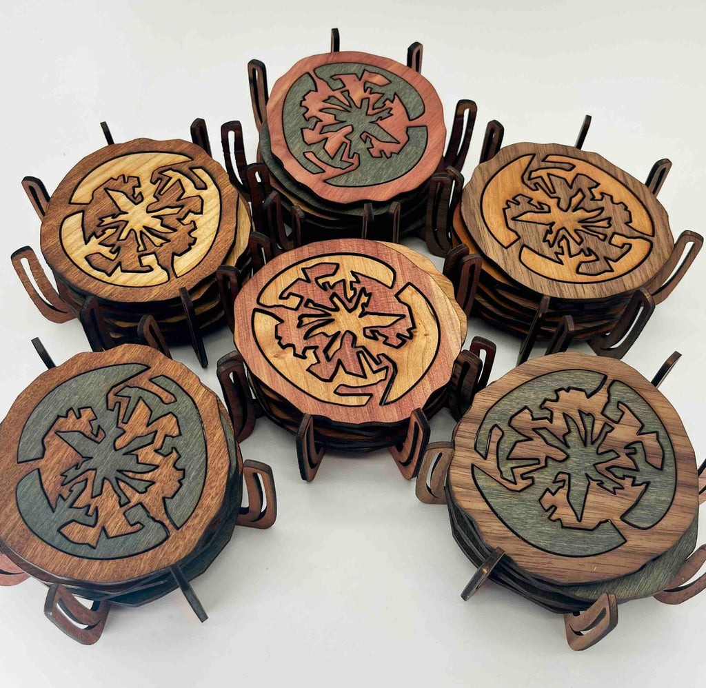 Sculptural Trivet Set
