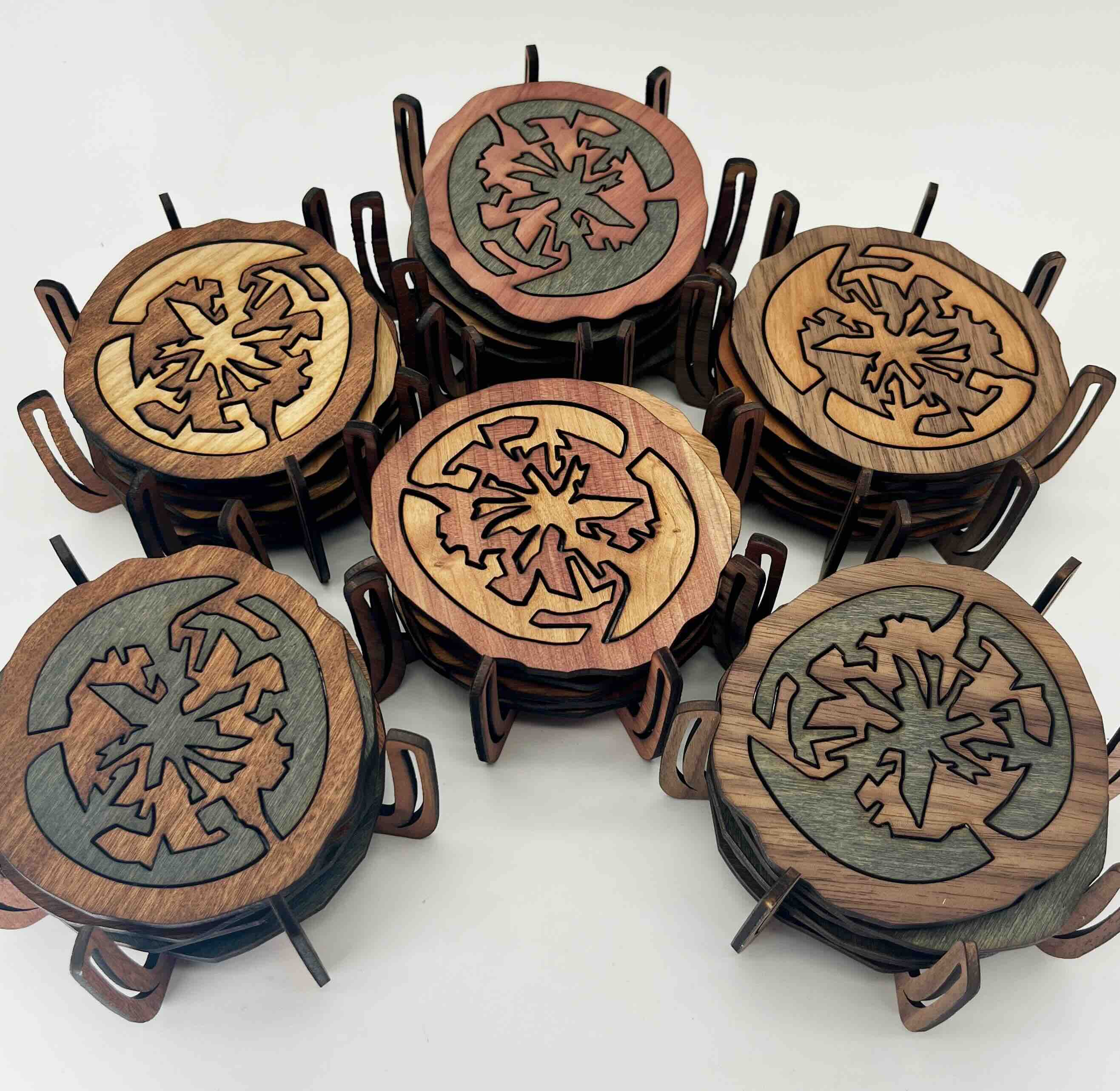 Sculptural Trivet Set