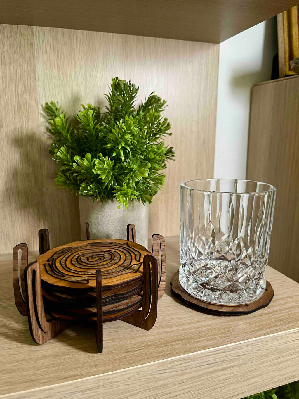 Sculptural Trivet Set