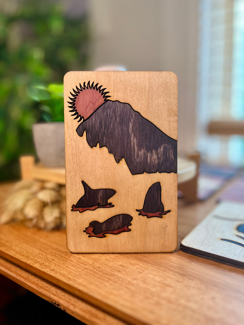 Custom Commission — Marquetry Card