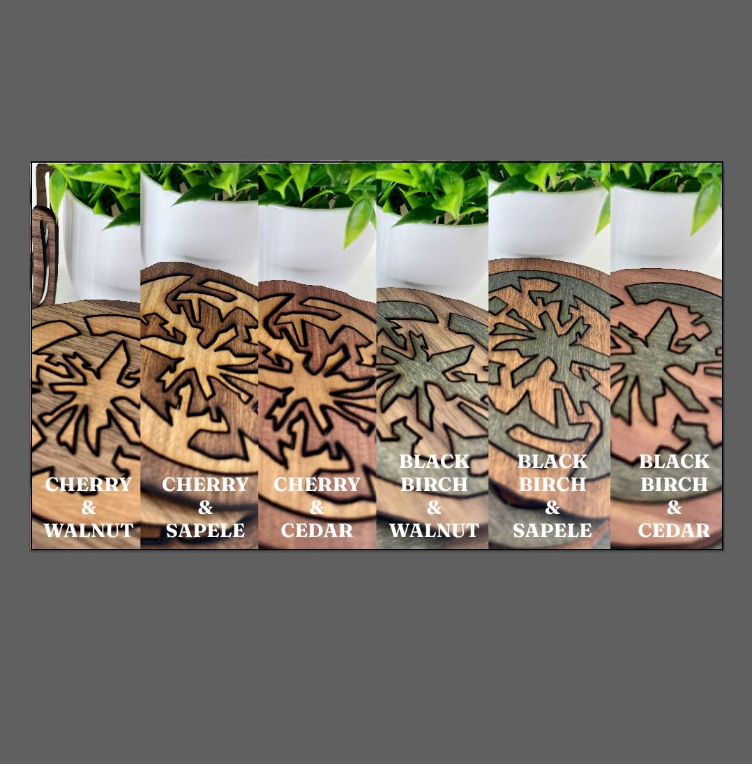 Sculptural Trivet Set