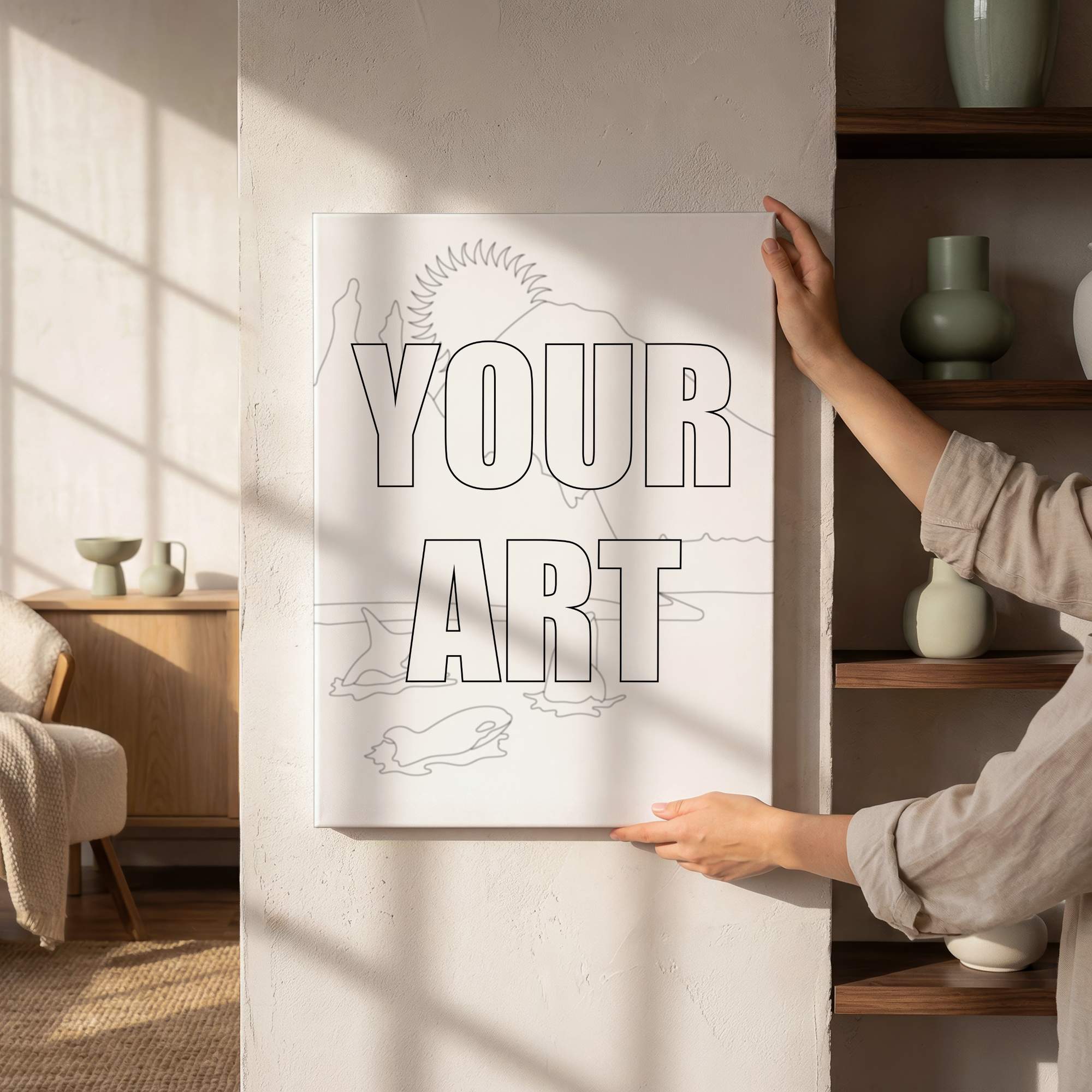 Custom Commission - Single Canvas (up to 30")