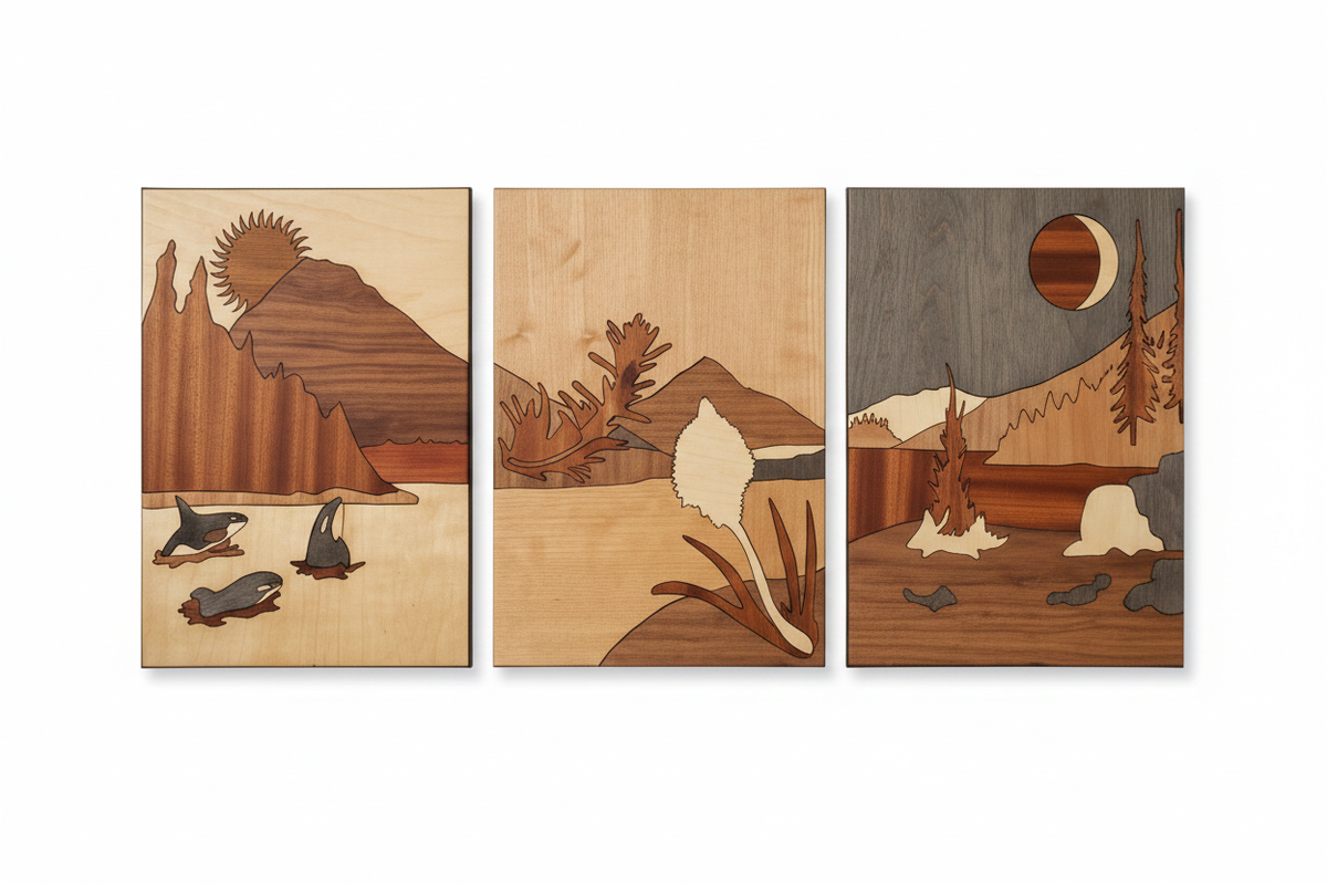 PNW Landscape Triptych Hero Shot