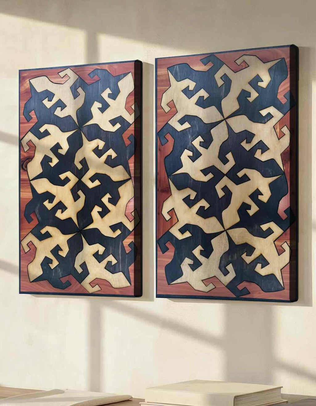 Tessellation Lizard Diptych
